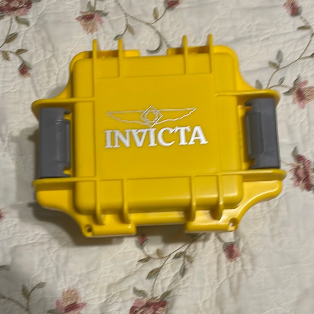 Invicta Yellow and Gray Storage Case